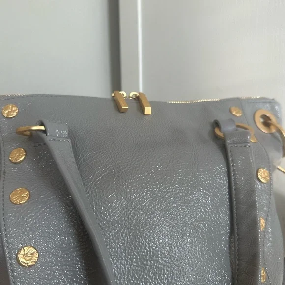 RARE Hammitt Daniel Medium Top Handle Bag Marina Glaze and Brushed Gold Hardware - Picture 8 of 9